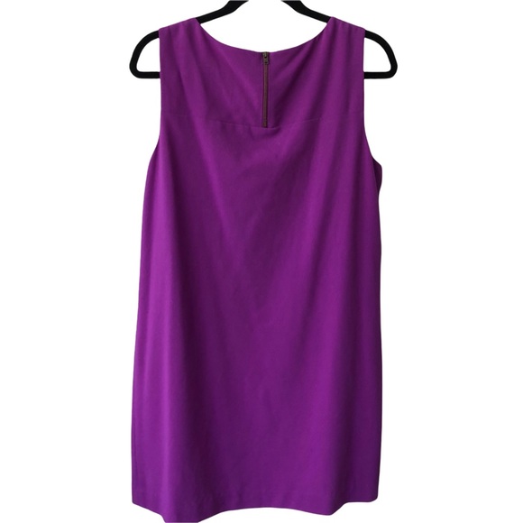 Broadway & Broome Bright Purple Sheath Dress Size L - Picture 4 of 11
